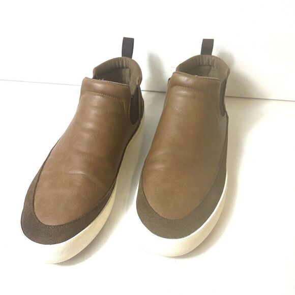 Staheekum Shoes Brown Comfort Casual Suede Leather Men's Size 9 Sneakers Slip On - Picture 2 of 11